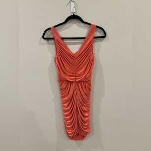 Rouched cocktail dress